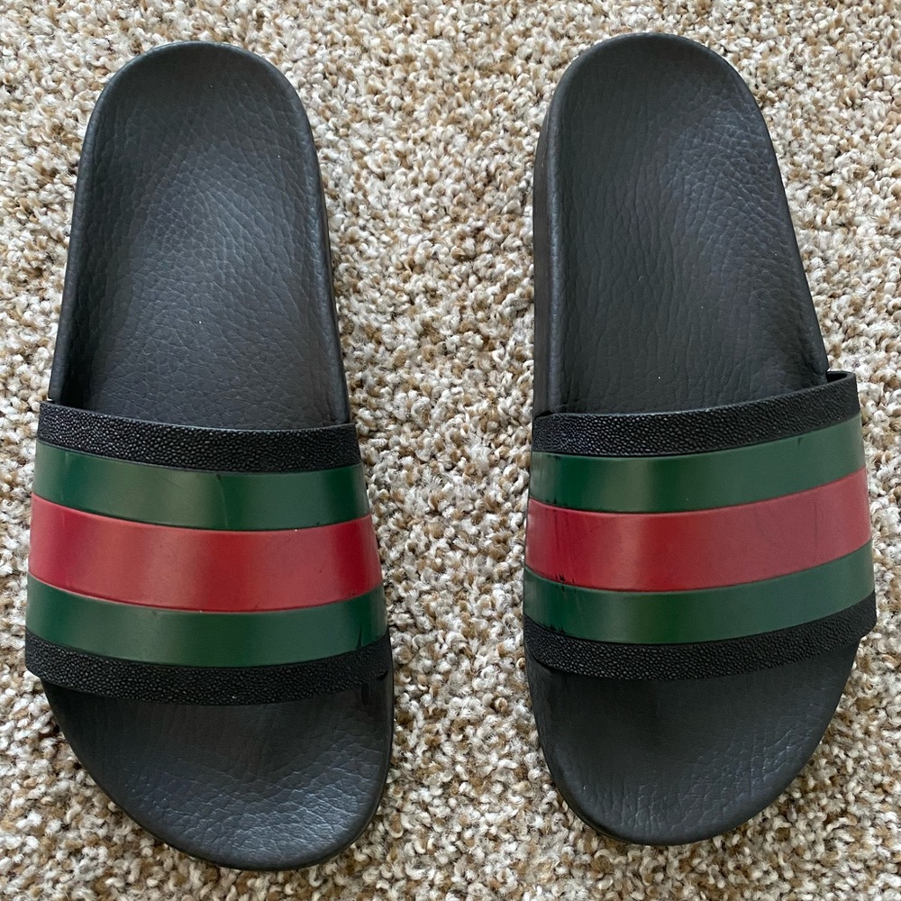 Gucci mens slides